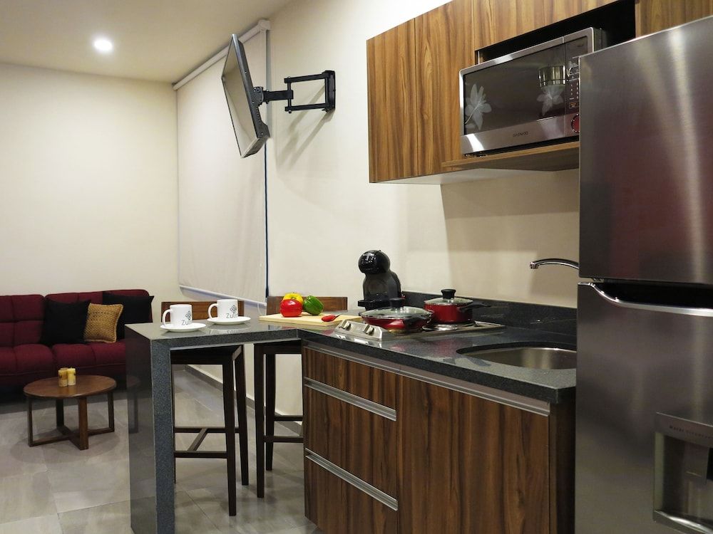 Zulim by Tulumeando Standard Studio, Kitchenette, City View (101 B) 8