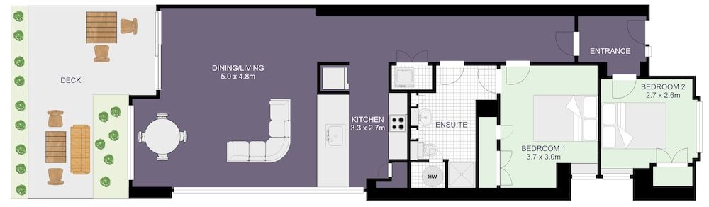 Elegant stunning marina views Deluxe Apartment 12