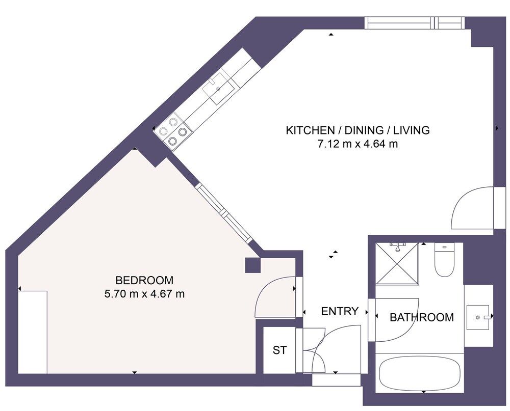 Modern space in iconic heritage building Deluxe Apartment 10