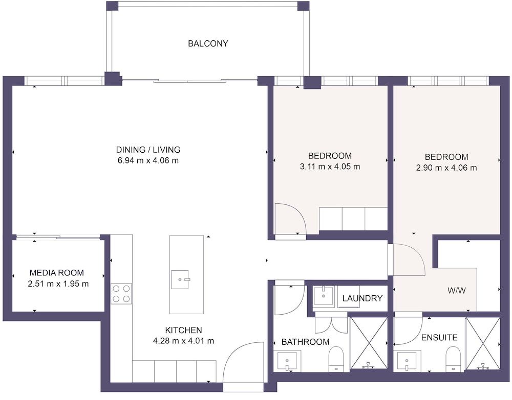 Chic contemporary in Wynyard Quarter Deluxe Apartment 16