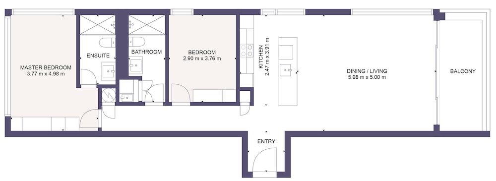 Modern & elegant living Wynyard Quarter Deluxe Apartment 13