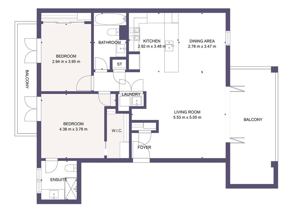 Spacious viaduct sancturary Deluxe Apartment 14