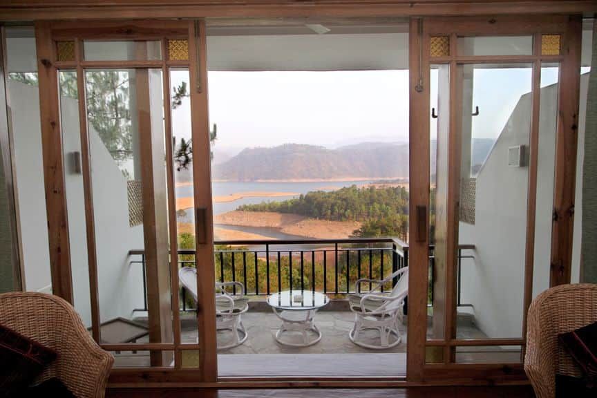 Balcony view from the superior Room