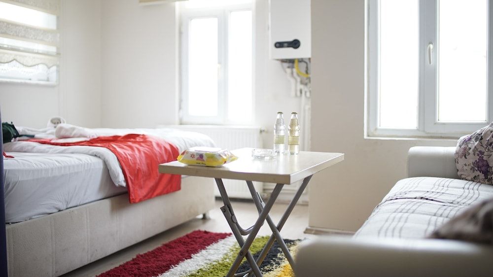 White Apart Hotel City Double Room, 1 Queen Bed with Sofa bed, Non Smoking 5