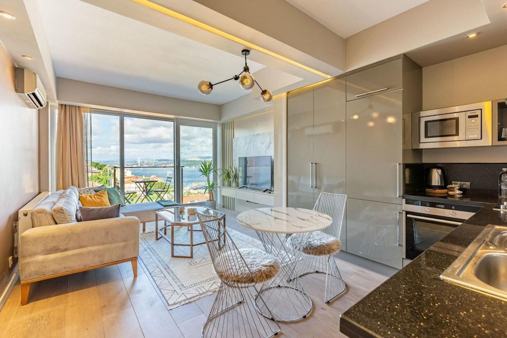 undefined Central Apartment With Bosphorus View in Cihangir