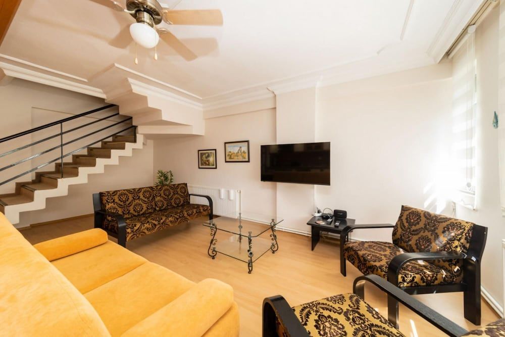 undefined Central Flat Near Shore in Muratpasa With Terrace