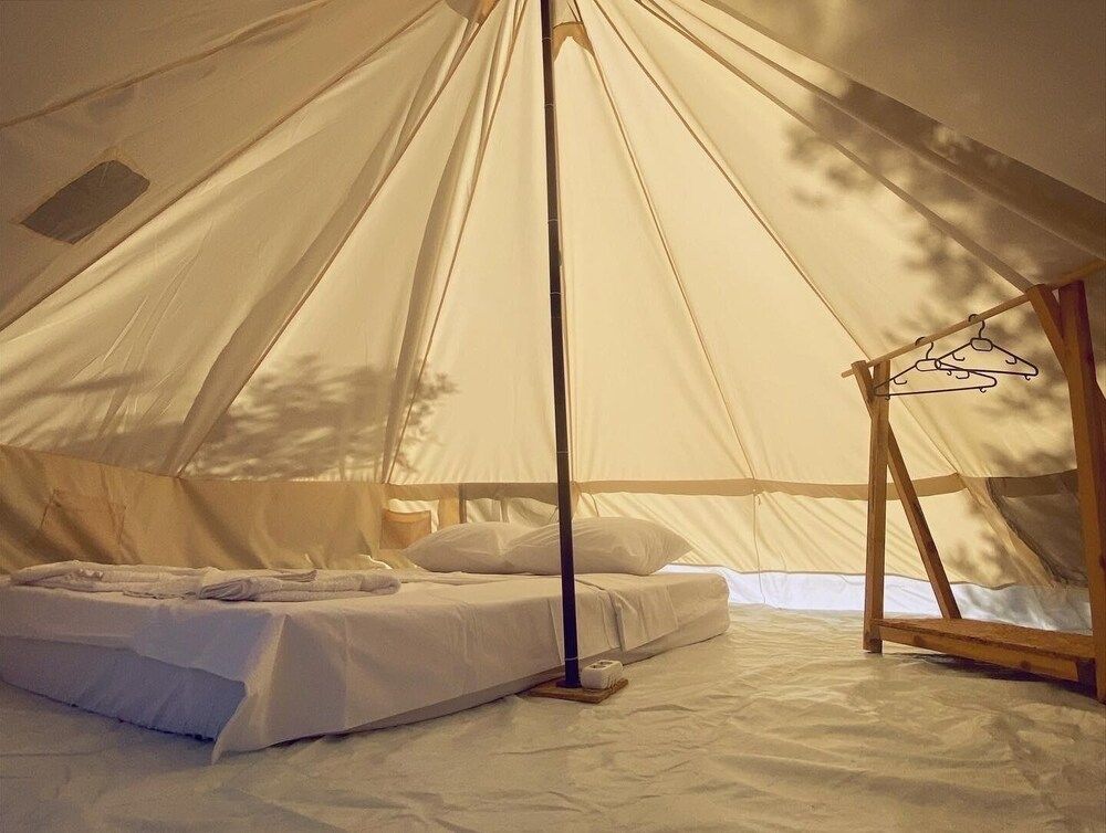 Comfort Tent, 1 Double Bed, Private Bathroom, Courtyard View