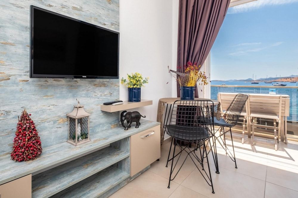 Seafront Flat With Excellent Sea View in Bodrum Apartment 45