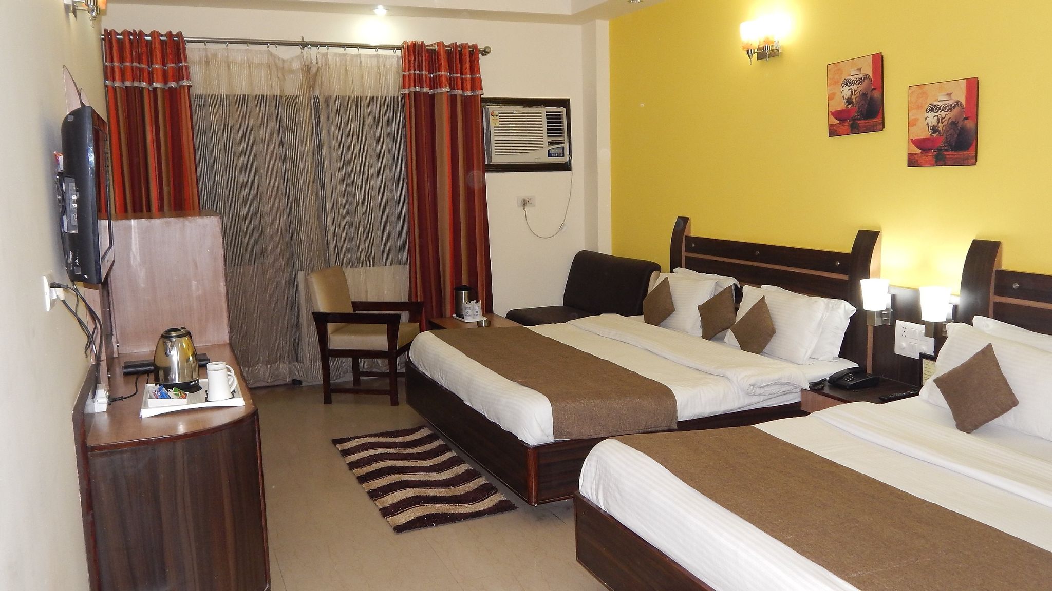 Family Four Bed Ac Room