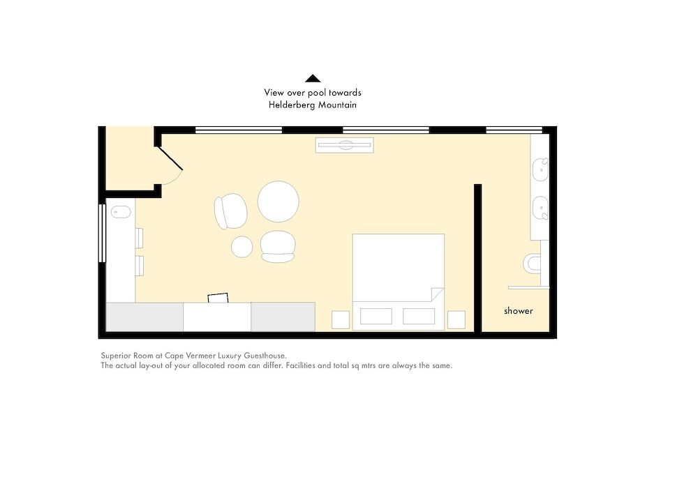 Room layout blue print