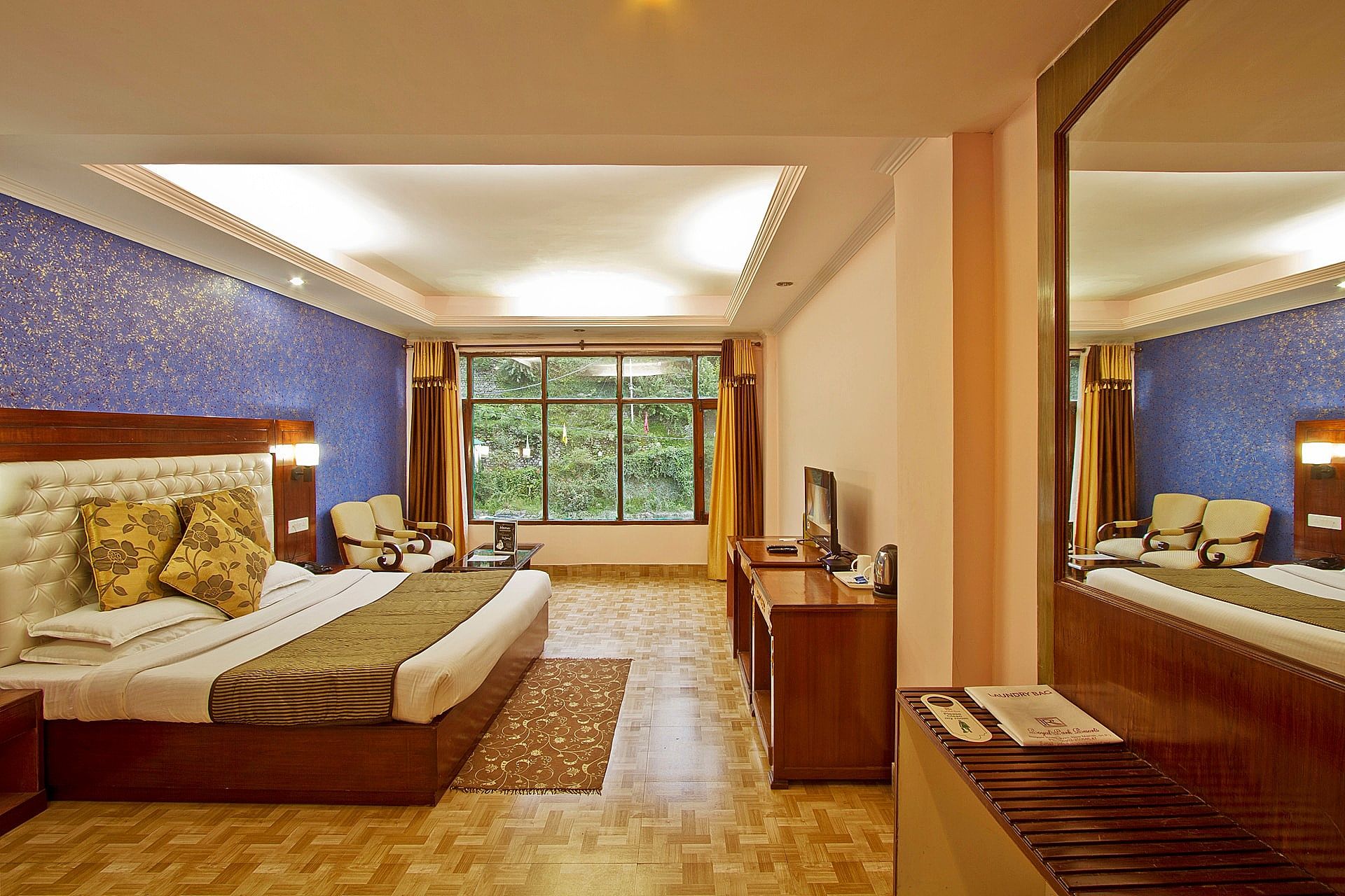 Royal Park Resorts and spa ( A River side Resort ) Deluxe Rooms, Without Balcony (Standard room partial view ) - NON AC NON CENTRALLY HEATED ROOMS