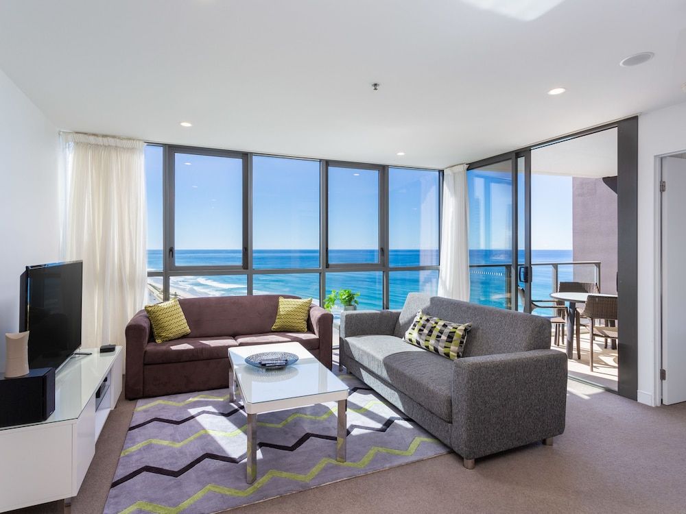 Serain Residences On Surfers Private Apartments High Level One Bedroom Apartment with Ocean View 11