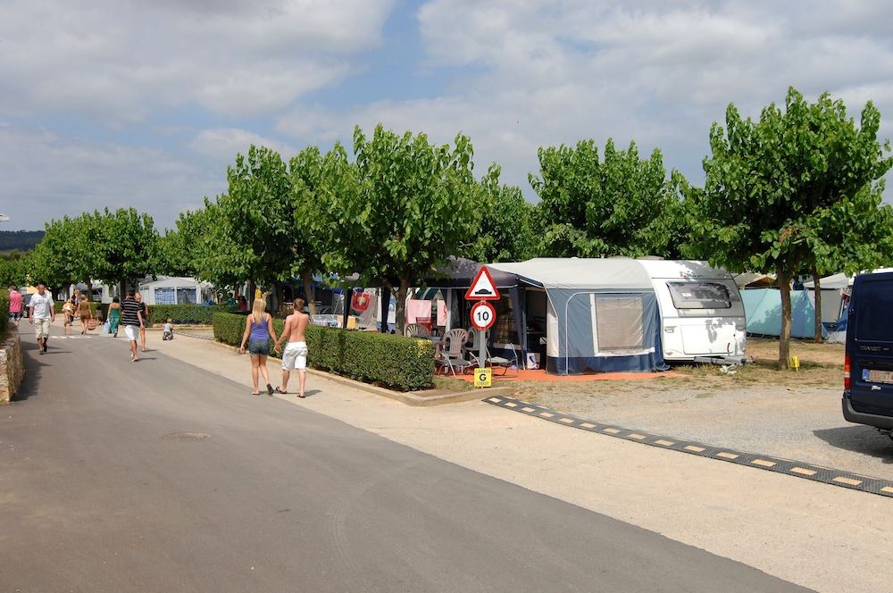 Campsite area. No bed provided, bring tent