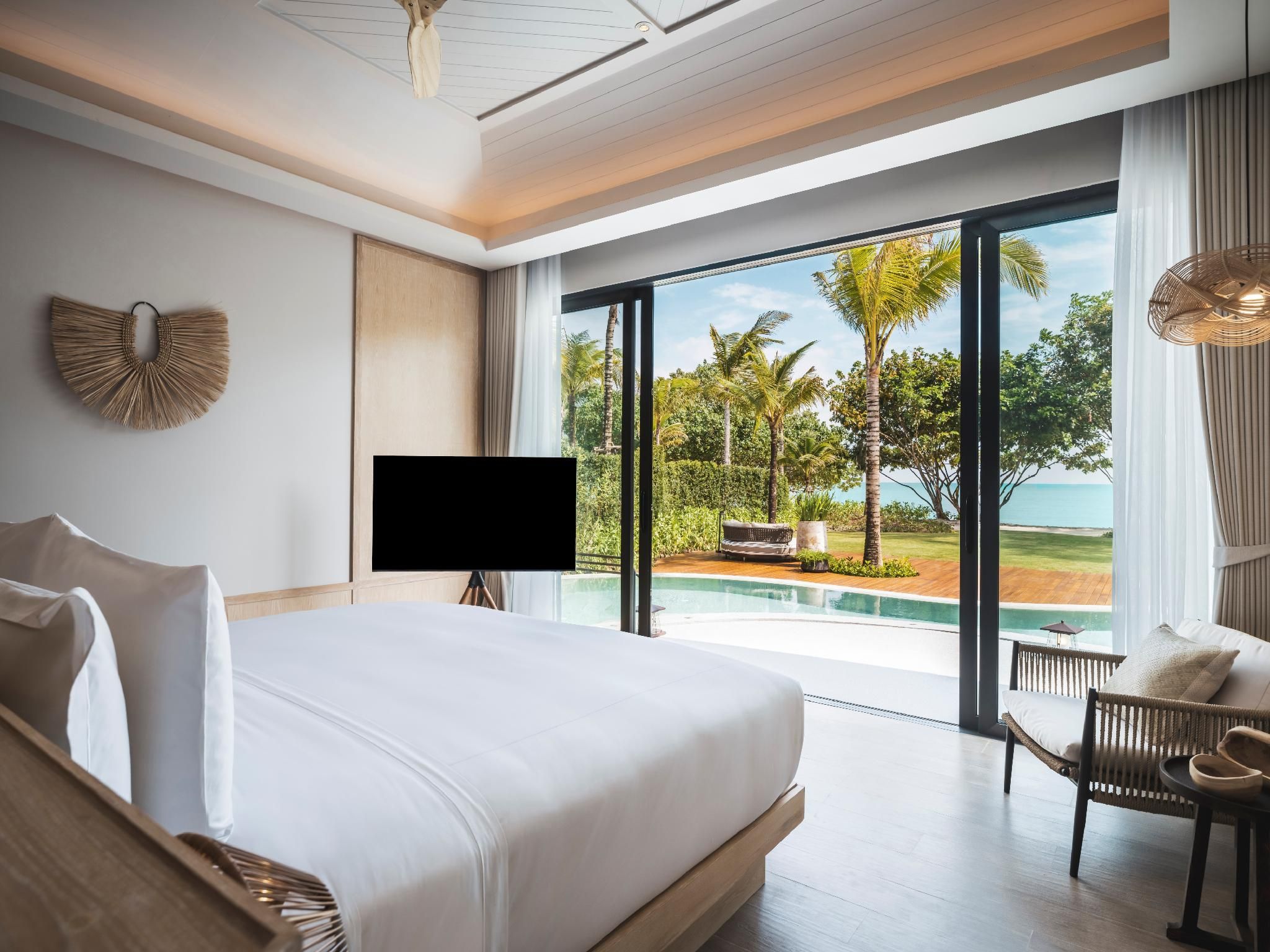 Two Bedroom Beach Front Pool Villa with Complimentary Sea Transfers from Phuket