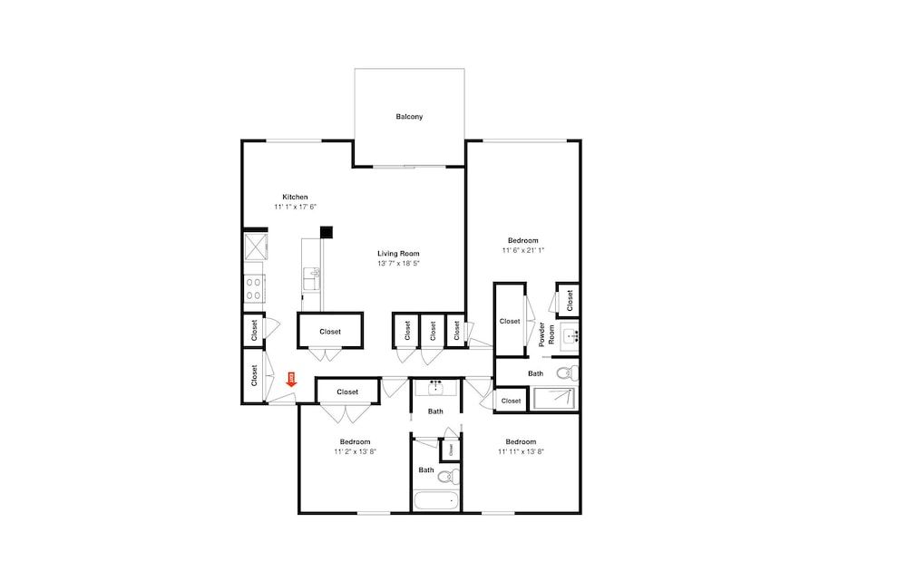 Condo (3 Bedrooms)