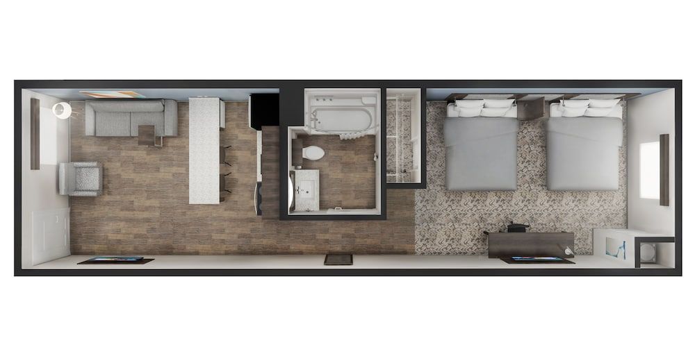 Room layout blue print