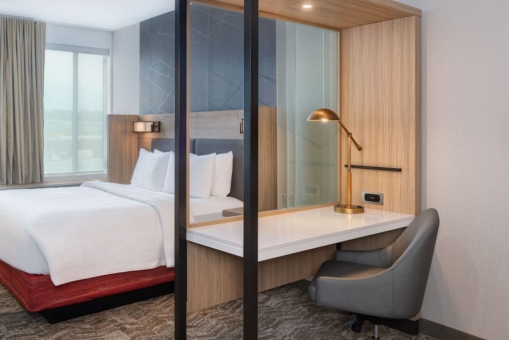 Suite, 1 King Bed with Sofa bed (Mobility/Hearing Access, Roll-In Shwr)