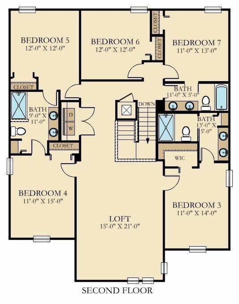 House, Multiple Beds (820DSD - The Retreat at ChampionsGate)