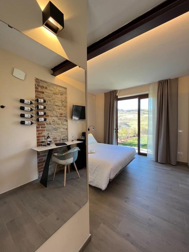 Panoramic Double Room, 1 Double Bed, Pool Access, Vineyard View
