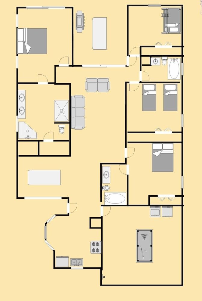 Room layout blue print