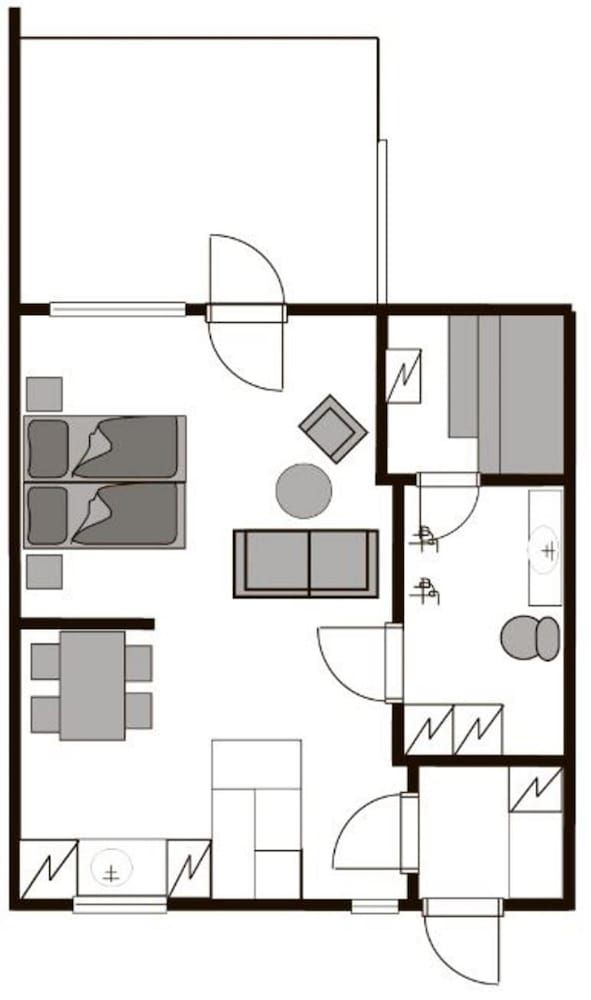 Room layout blue print