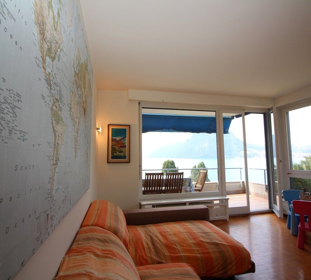 Lugano Blue Marine On Lake Shore Family Apartment, Multiple Beds, Garden Area (Lugano Blue Marine On Lake Shore) 7