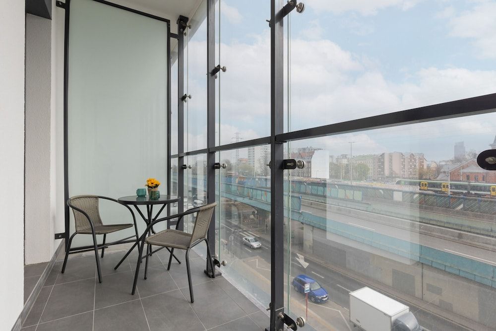 Kasprzaka Studio Remote Work by Renters Studio, Balcony 17