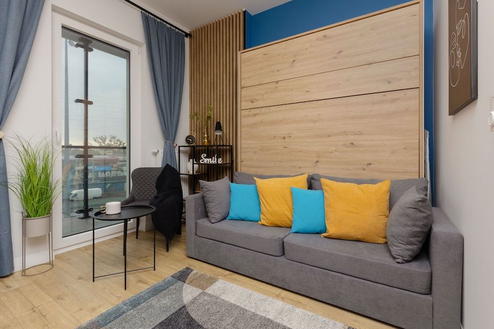 Kasprzaka Studio Remote Work by Renters Studio, Balcony 12