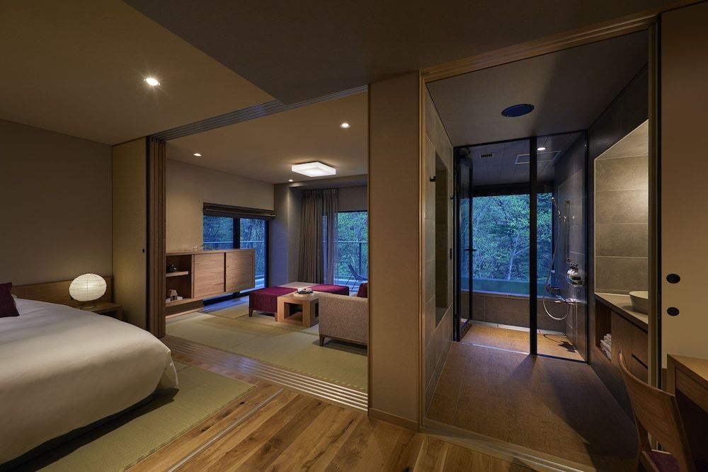 Okujozankeionsen Kashogyoen Japanese Suite Room with Private Hot spring  [Kurenai with Balcony] 58sqm, Non Smoking