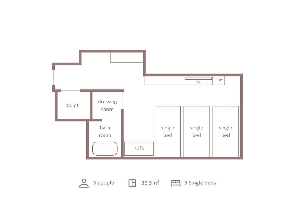 Room layout blue print