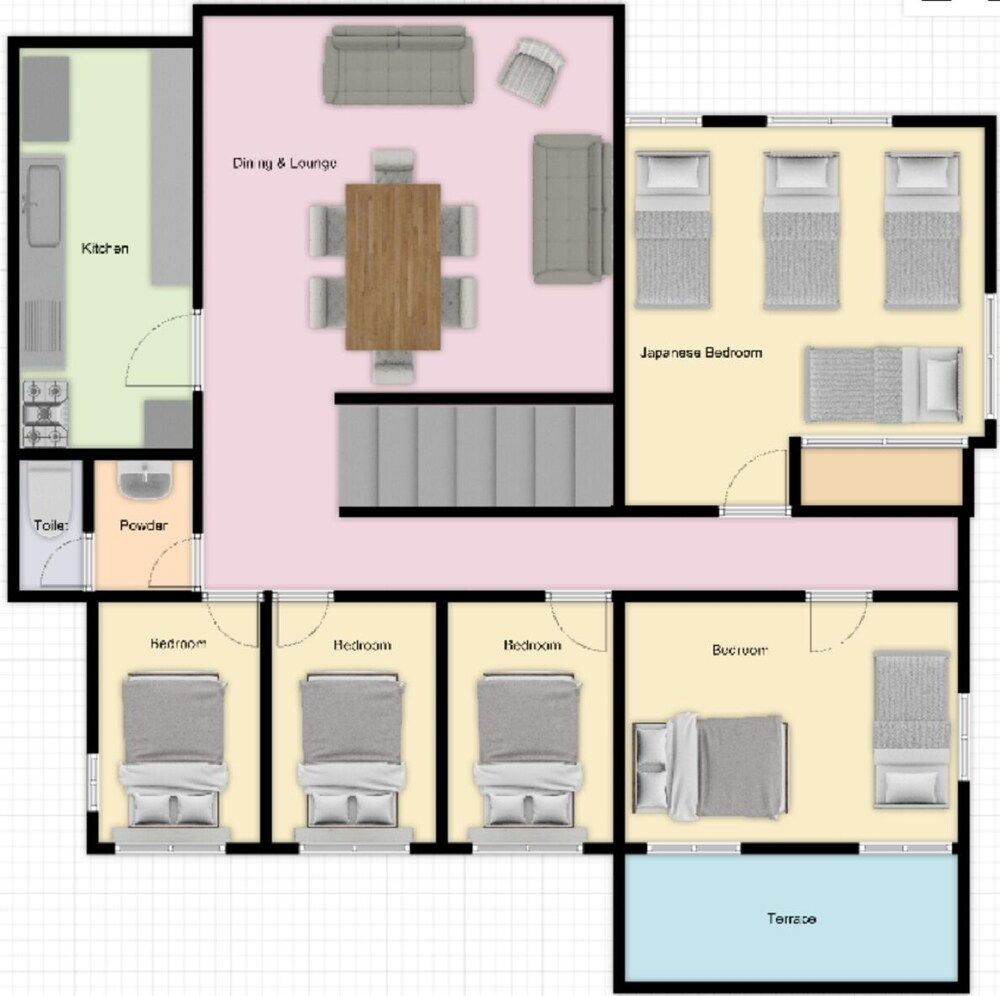 undefined Hakone Rose Hill Private Duplex Villa 7