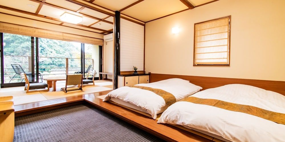 Room with Tatami Area for 4 guests with Shared Bathroom - Non-Smoking