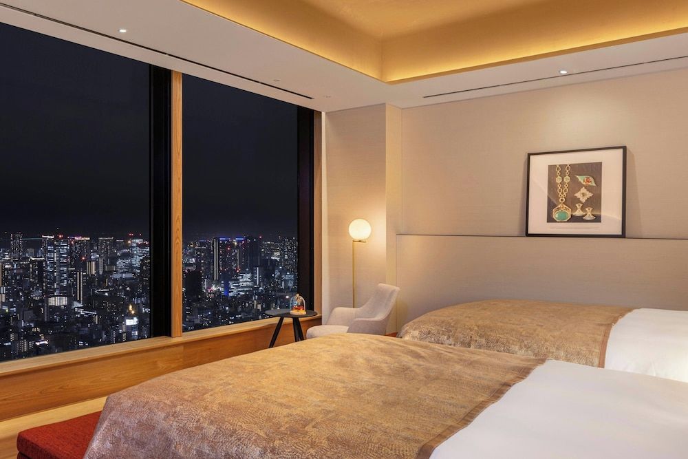 Bvlgari Hotel Tokyo Deluxe Room, 2 Double Beds, Non Smoking (View)