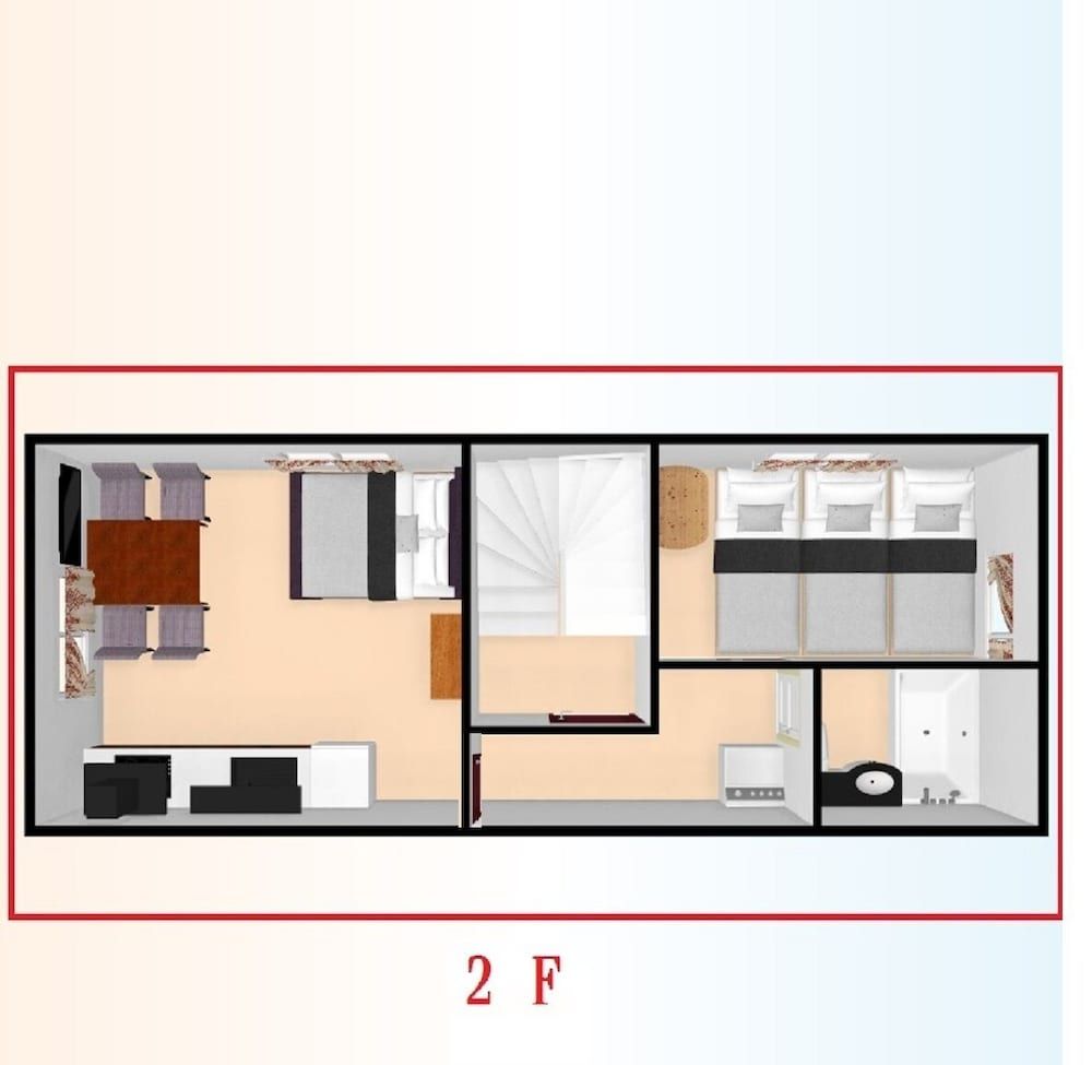 Happy Osaka House Comfort Apartment, 2 Bedrooms, Private Bathroom 8