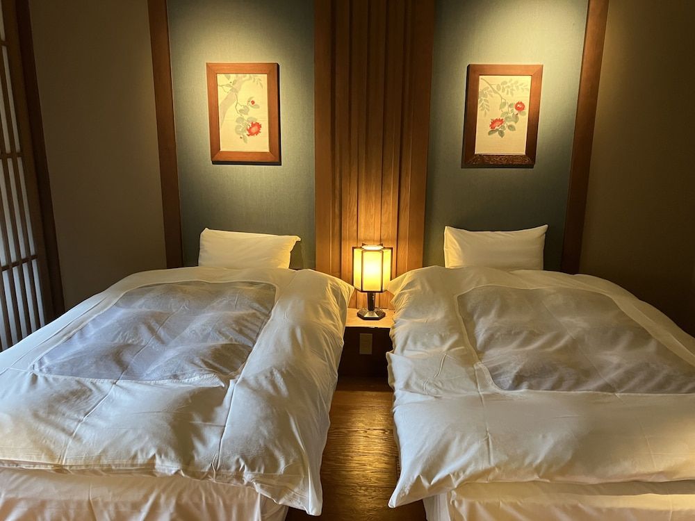 Annex Japanese Western Room "Akari Koji" with River View (12-tatami mats and 2beds), Non Smoking