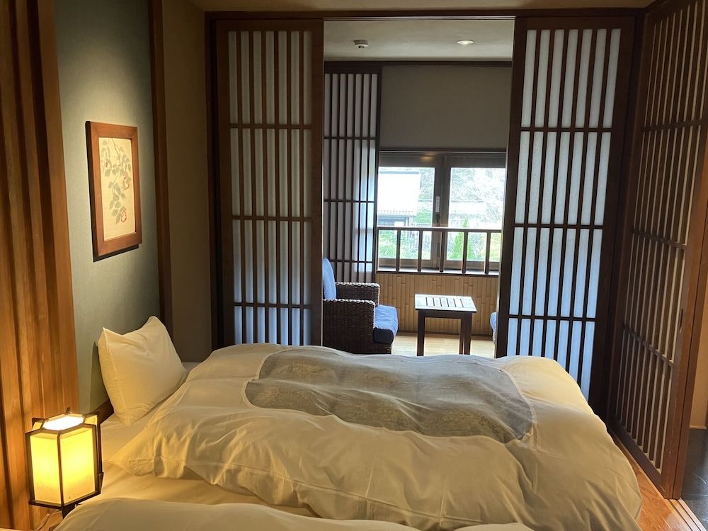 Annex Japanese Western Room "Akari Koji" with River View (9-tatami mats and 2beds), Non Smoking