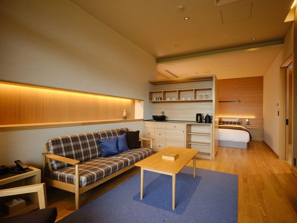 Design Twin Room with Onsen Open-Air Bath (Wood-Deck) East Wing, Non-Smoking