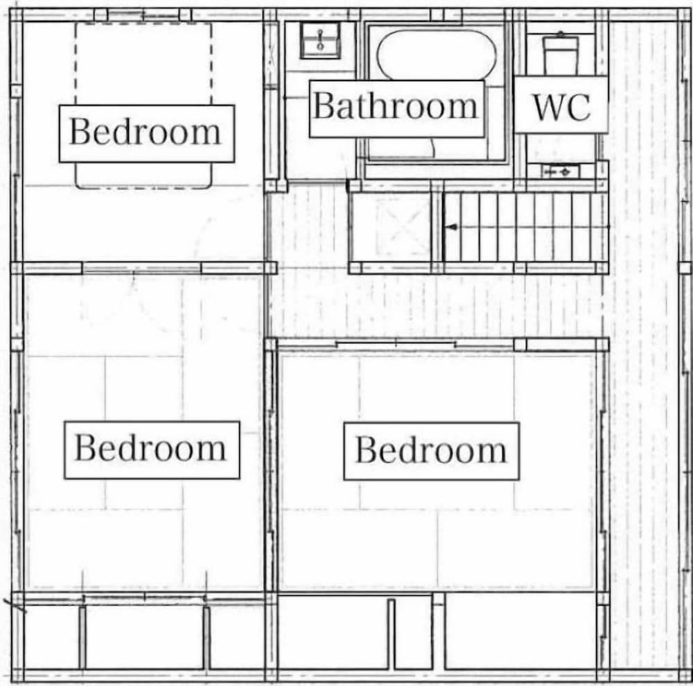 Room layout blue print