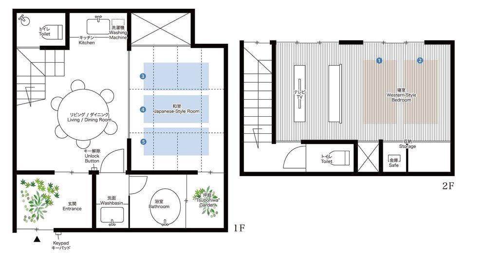 Room layout blue print