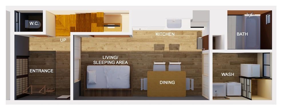 Room layout blue print