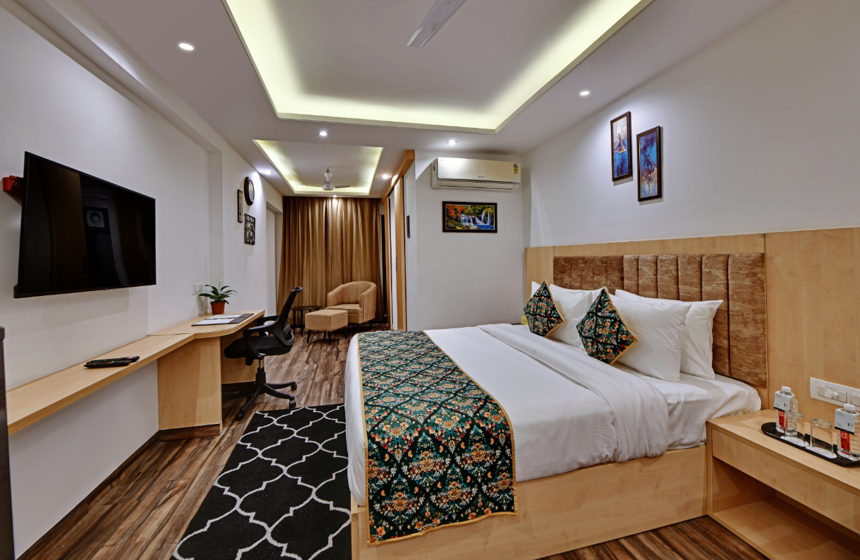 The Fern Habitat Jaipur Winter Green Room 4