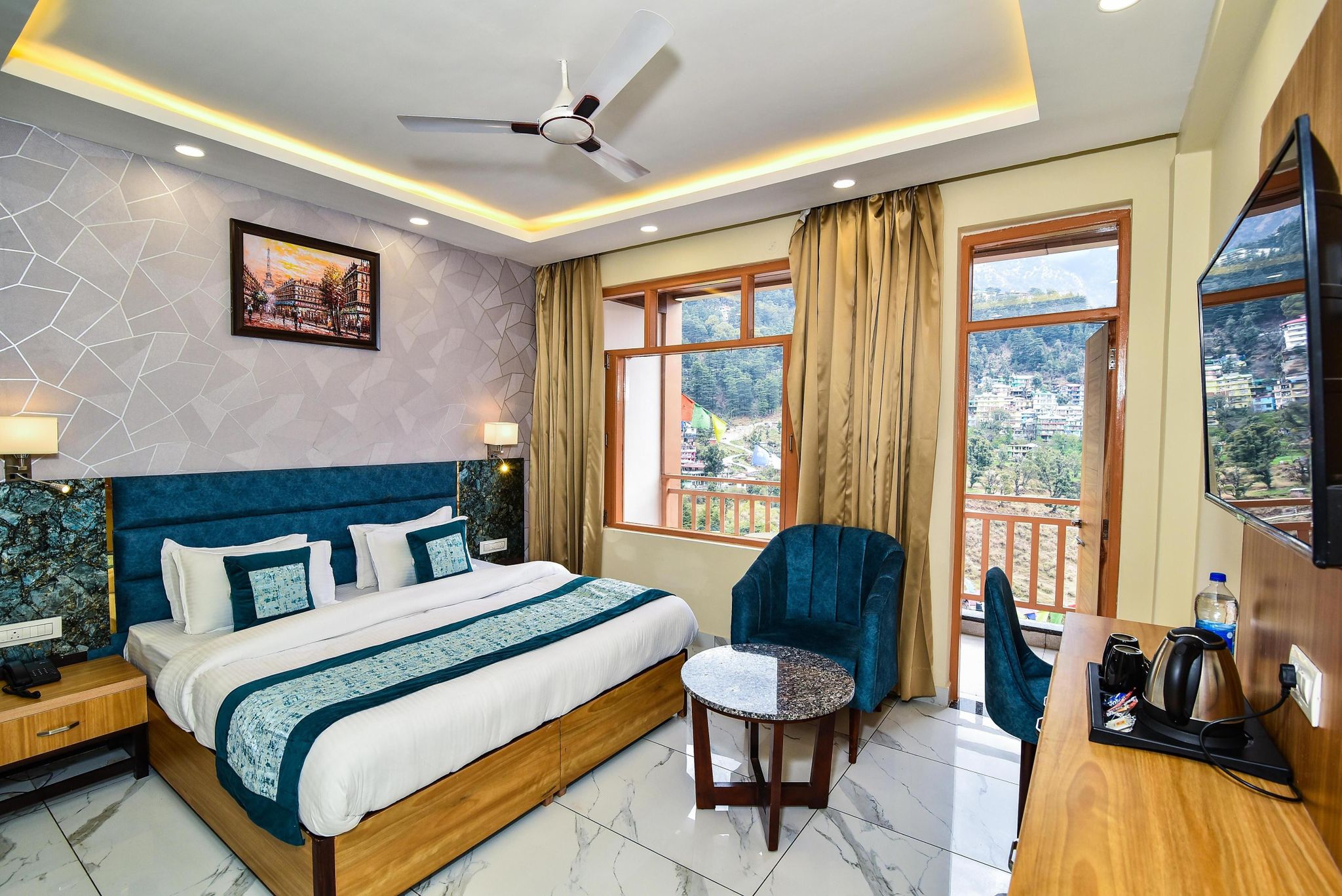 Hotel Pawan Regency- Best Mountain View Hotel In McLeodganj Deluxe Room 4