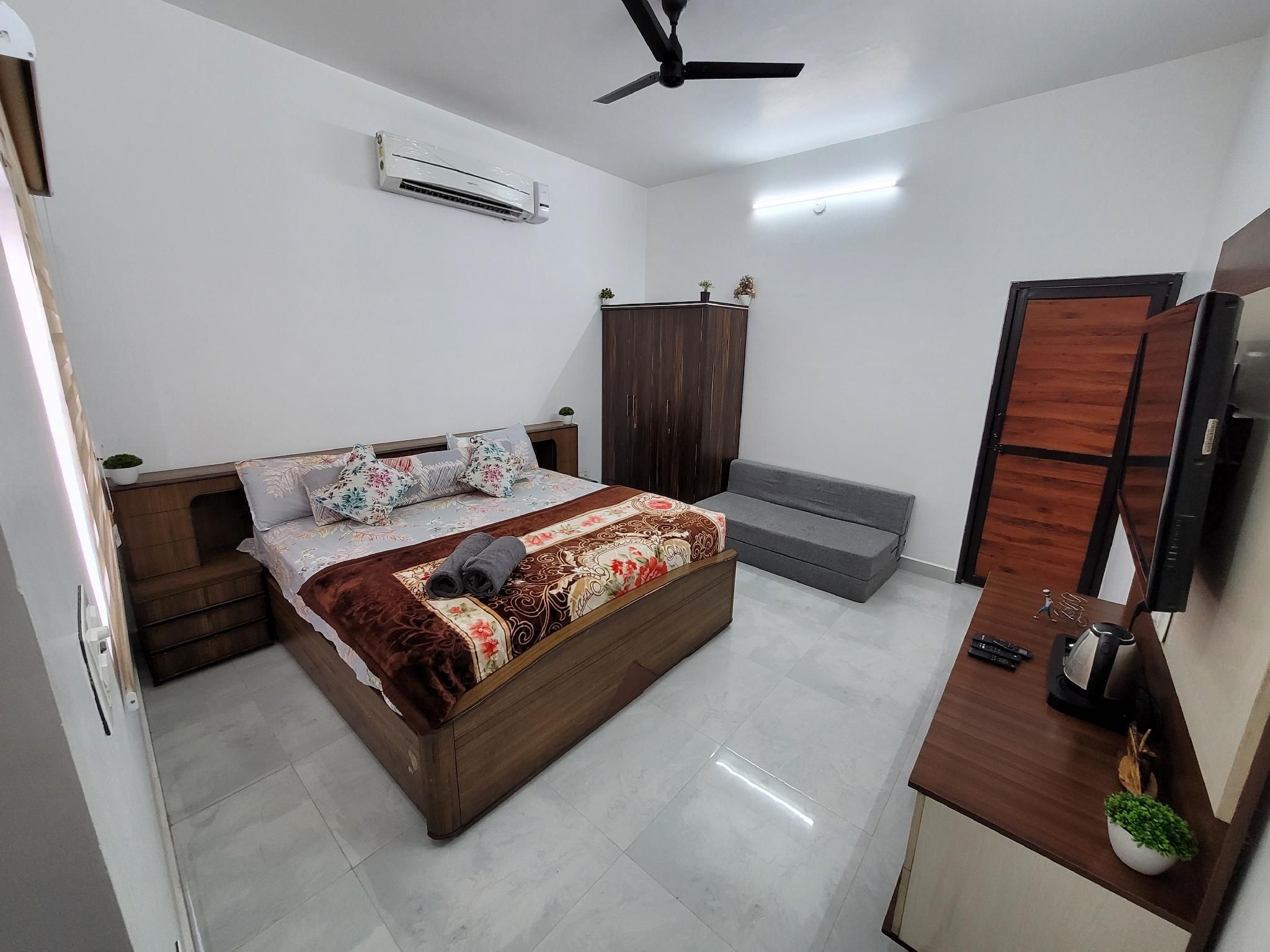 Dhairya's Villa Home Away From Home Family Room with Garden View