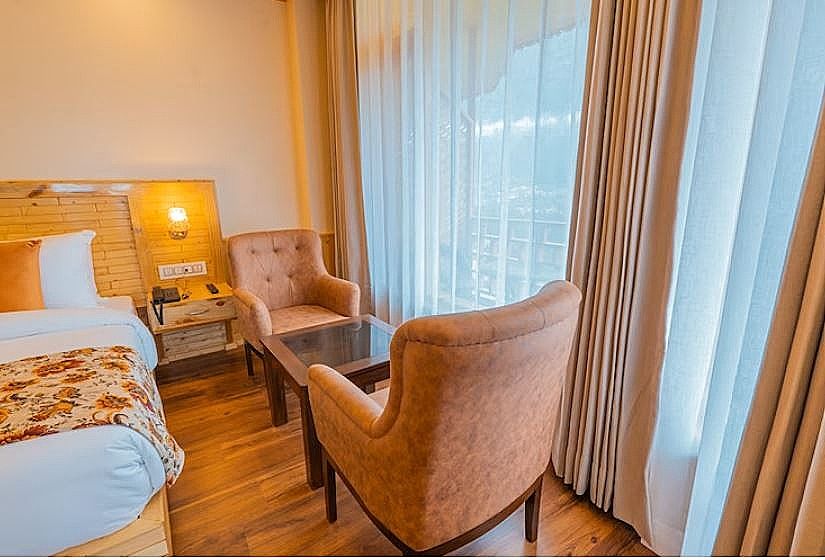 Chalet Rooms (Private Balcony with Valley + Mountain View)