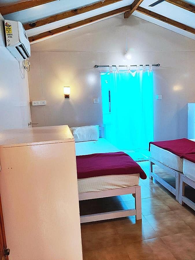 Anand Yoga Village Deluxe Triple Room