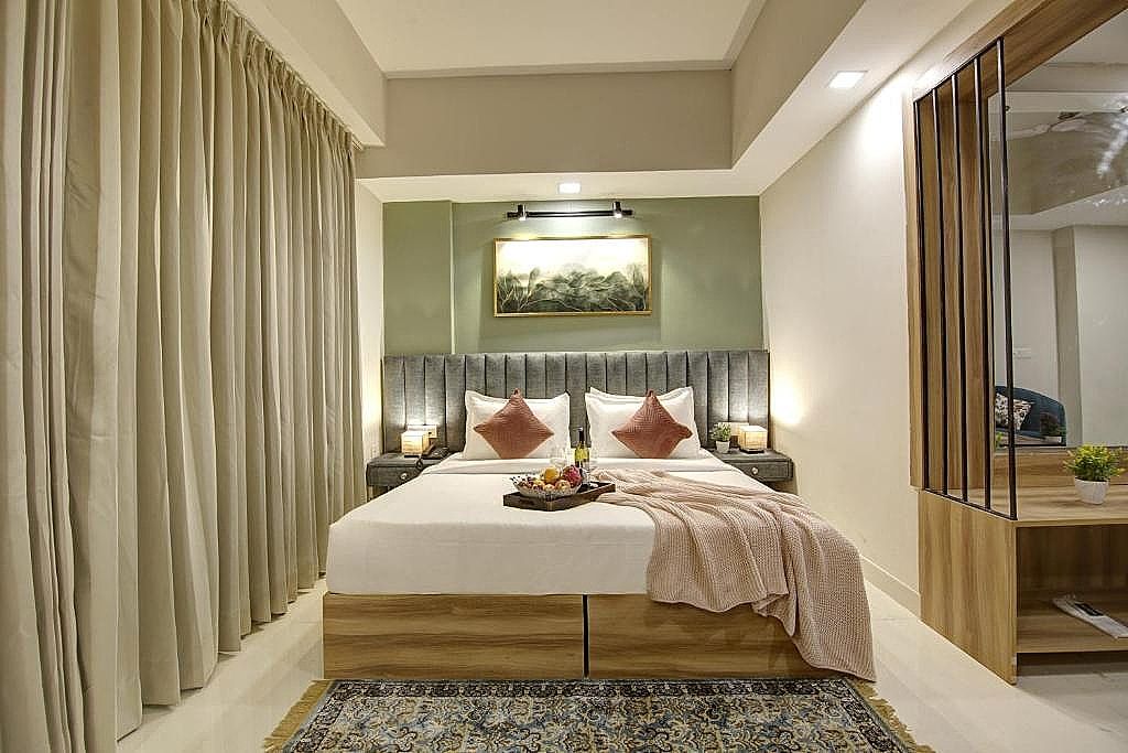 Premium Apartment with Living Room and Private Balcony