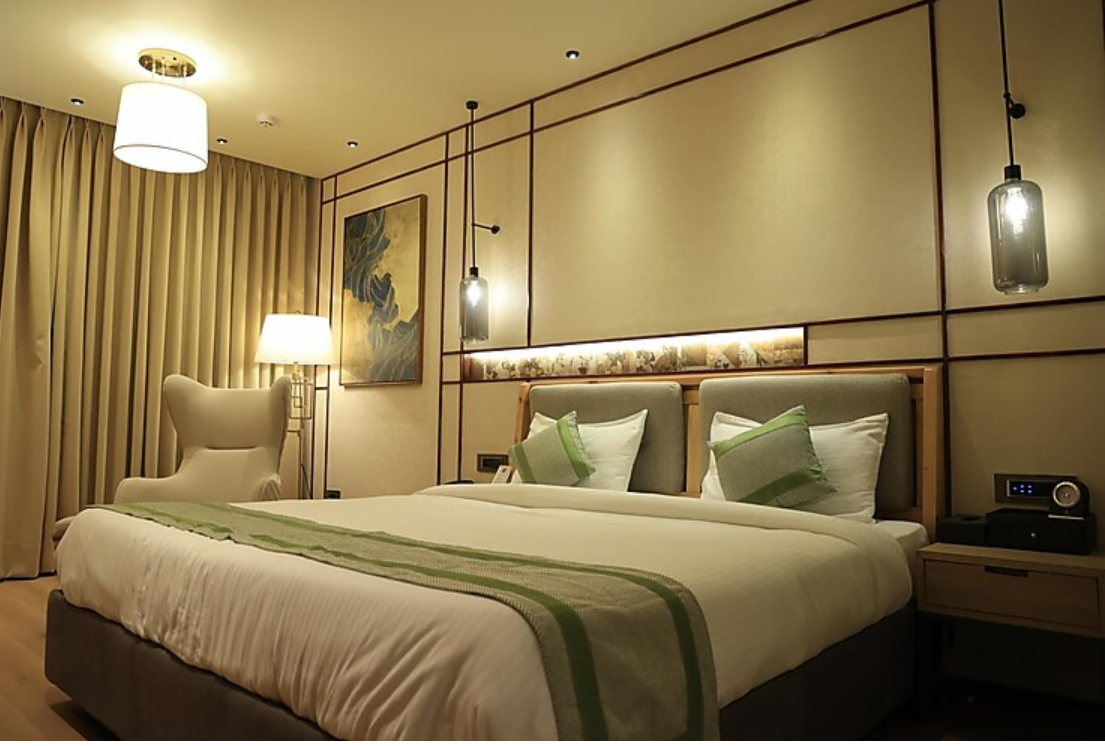 Super Deluxe Room Double Bed City View With Work Desk Along with FNB Offers