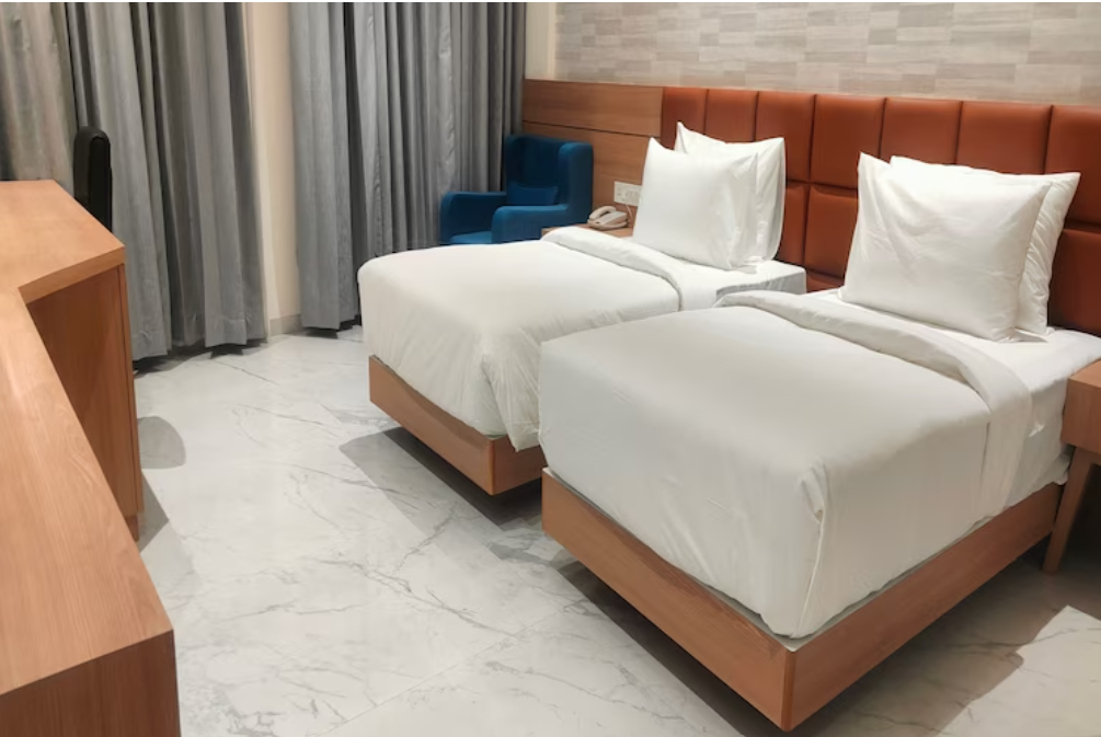 The Orchid Jamnagar Deluxe Room Twin Bed