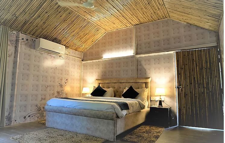 Tropical AC Family Bamboo Cottage