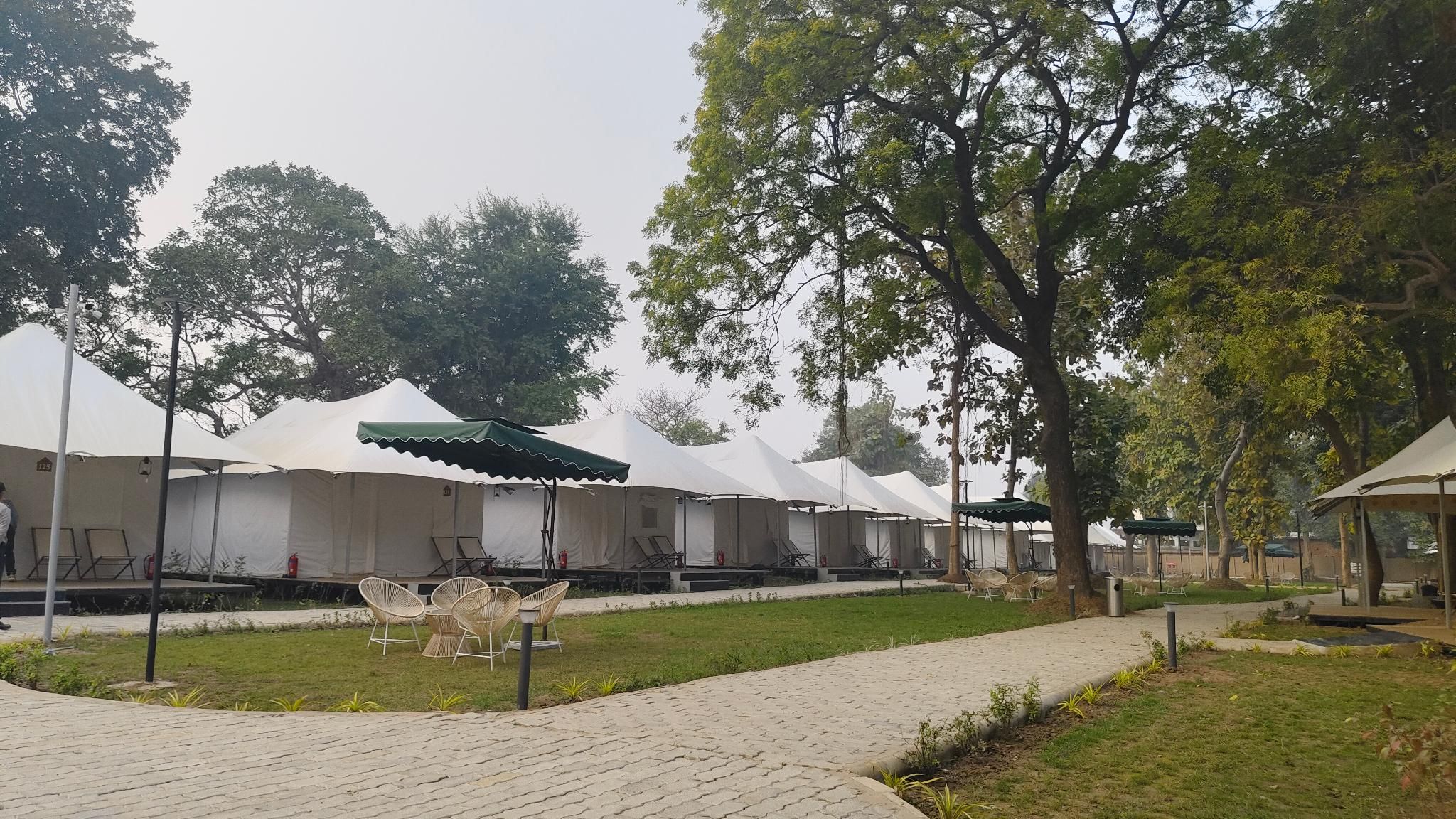 Tent City Ayodhya Brahma Kund garden 2